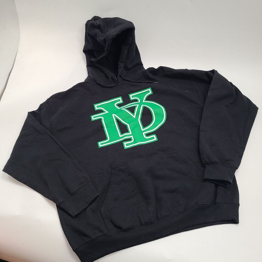 NOTRE DAME Fighting Irish Hoodie  Gildan Heavy Blend Womens Large